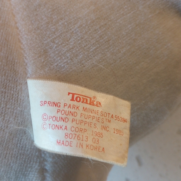 Tonka Pound Puppy Vintage Plush - Picture 6 of 6